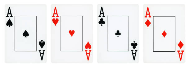 istock Set of Aces playing cards - isolated 1303101554