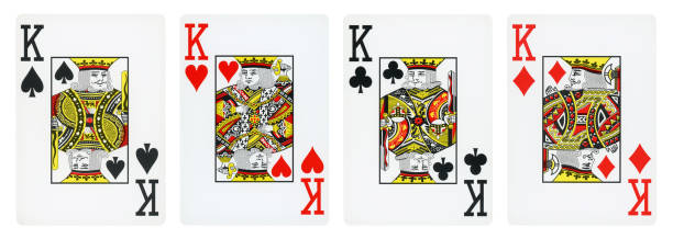 istock Set of Kings playing cards - isolated 1303101555