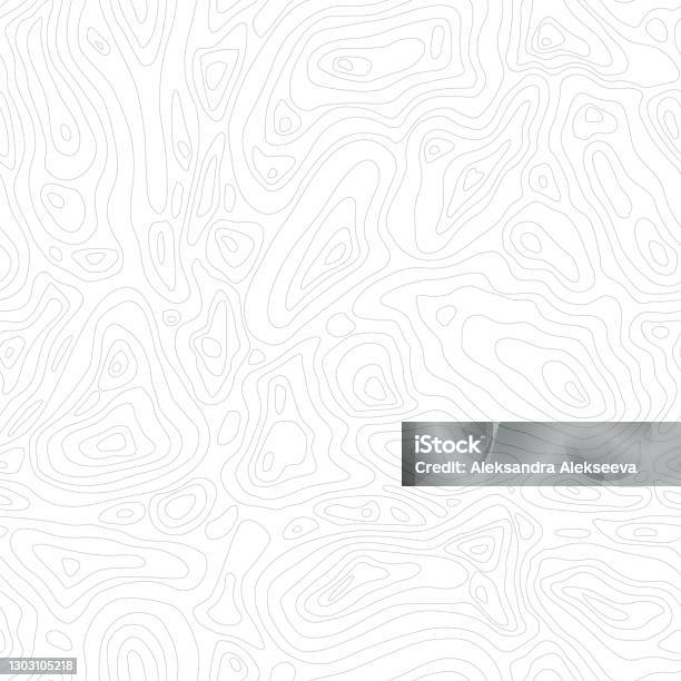 Geospacing Mapping Line Pattern Line Topographic Map Seamless Pattern Stock Illustration - Download ...