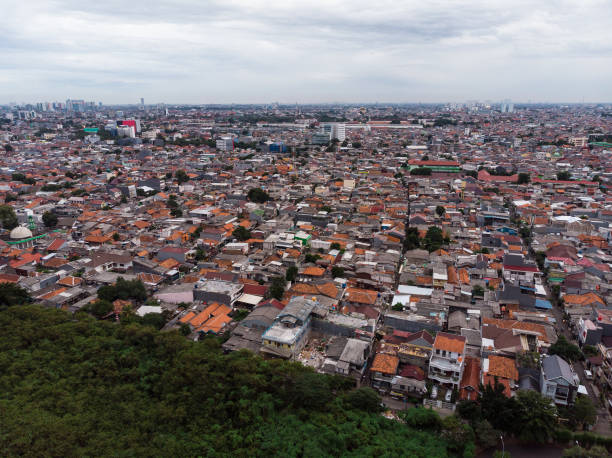 istock Residential district in Jakarta, Indonesia 1303107770
