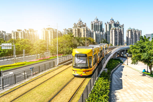 istock Guangzhou urban light rail transportation 1303108649