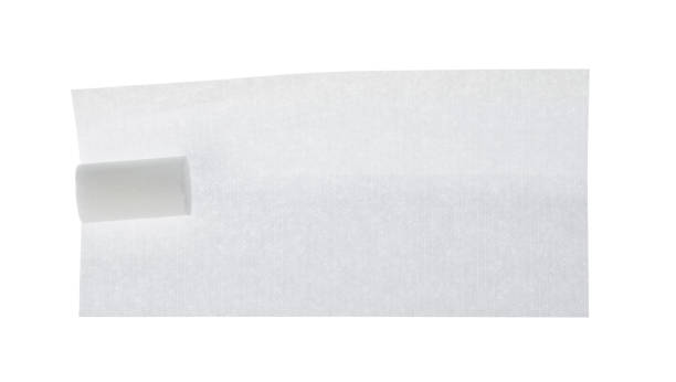 istock Piece of cigarette paper isolated on white 1303111658