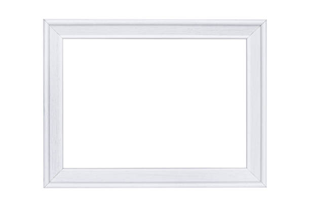 istock White wooden frame on a white background 1303113059