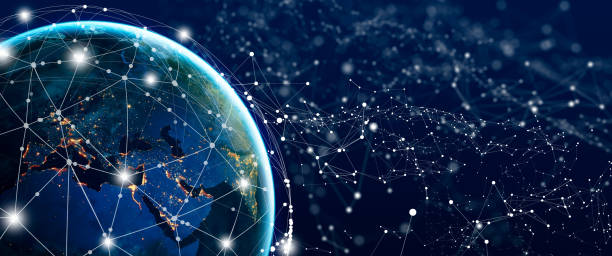 istock Global Business and Network connection concept. Elements furnished by NASA. 1303115733