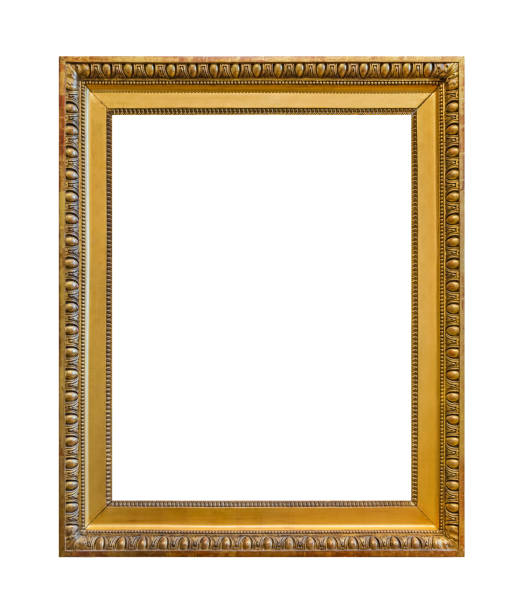 istock Old wooden picture frame 1303116698