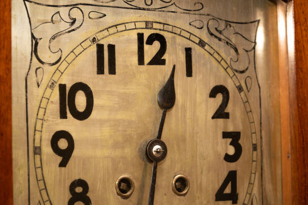 istock Close up of vintage clock. 1303116705