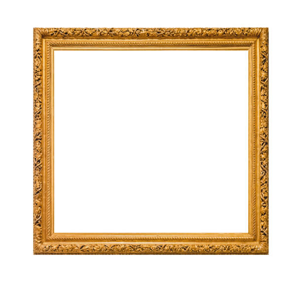 istock Old wooden picture frame 1303116707
