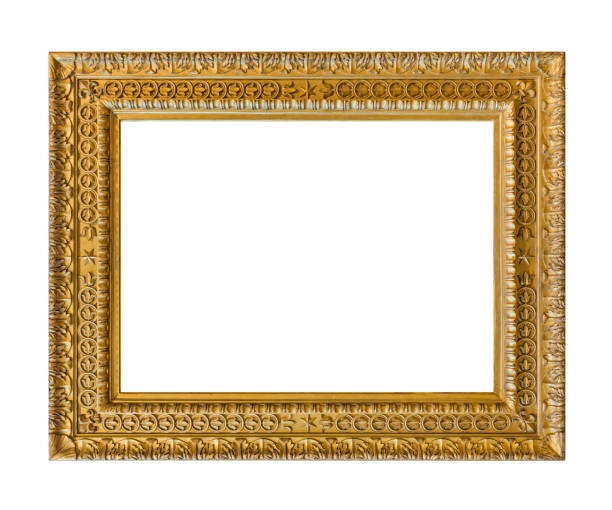 istock Old wooden picture frame 1303116746