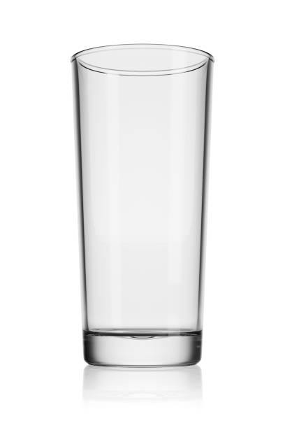 istock Empty highball glass isolated on white. 3D rendering illustration. 1303120661