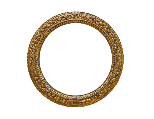 istock Old wooden picture frame 1303122044