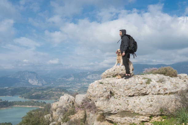 istock My perfect friend for hiking. 1303123435
