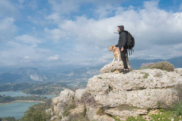 istock My perfect friend for hiking. 1303123449