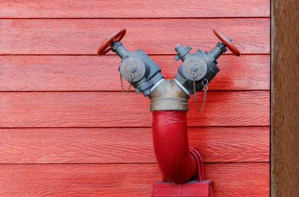 water metal hydrant pipe for fire hydrant at outdoor