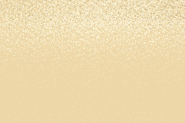Retro background with falling small confetti. Abstract design with beige round sequins Retro background with falling small confetti. Abstract design with sequins beige background illustrations stock illustrations