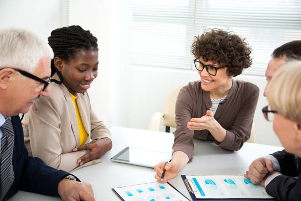 istock Business people working together in the office 1303126619