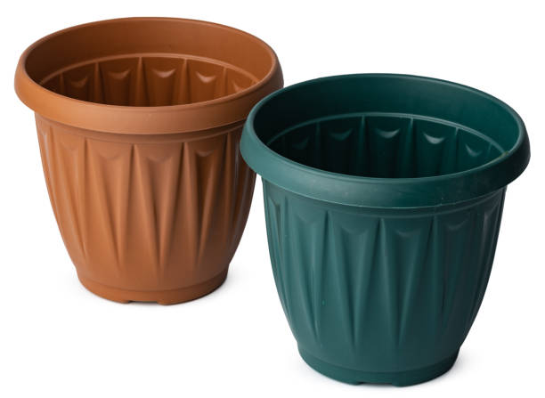 istock Flower pot for house plant isolated on white 1303133151