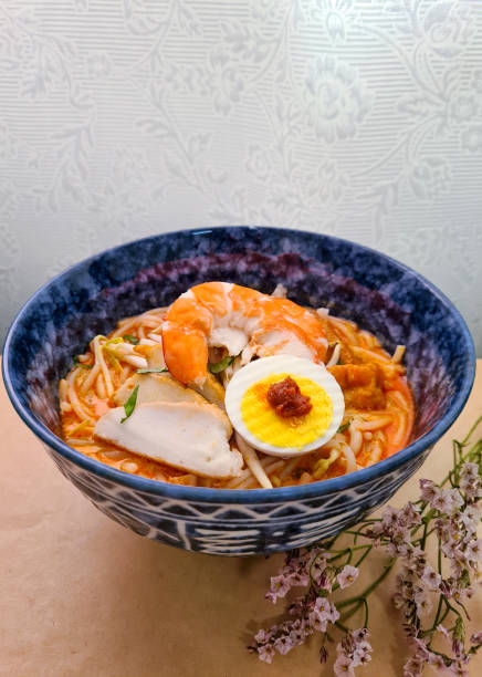 Laksa, spicy noodle soup, Singapore