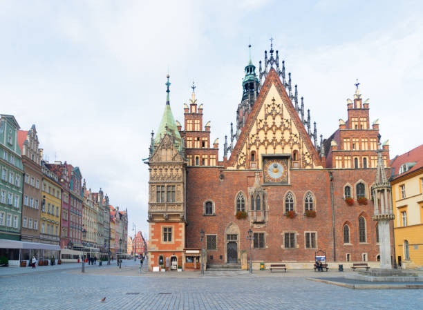 istock town hall of Wroclaw, Poland 1303144346