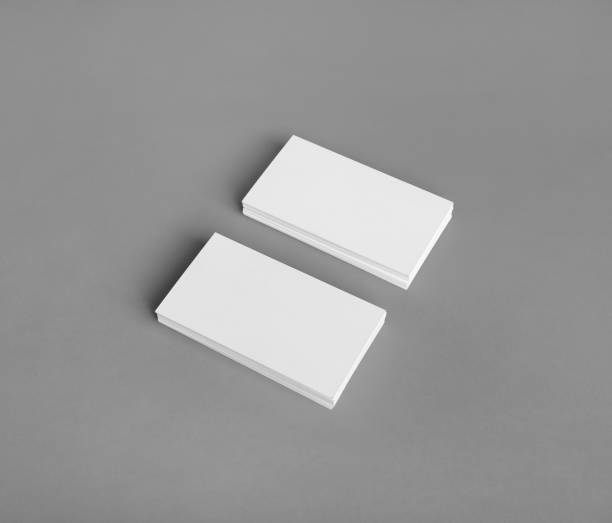 istock Stacks of business cards 1303148263