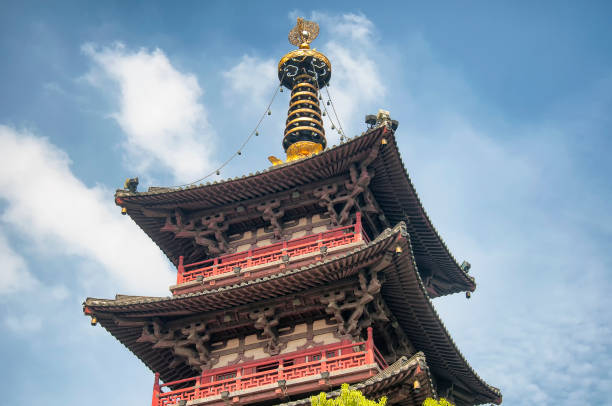 istock puming tower at Hanshan Temple Suzhou China 1303152227