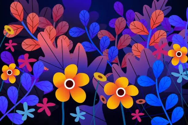 Vector illustration of Beautiful Spring Time Background