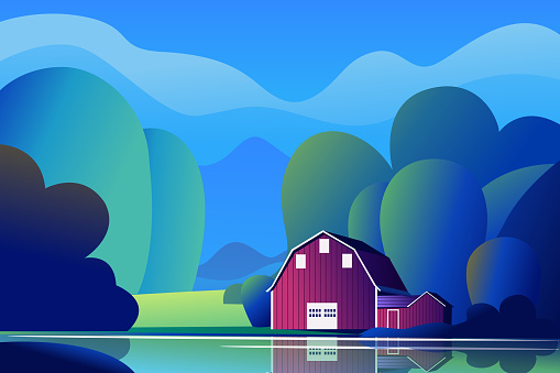 Beautiful Landscape of Country Side at Spring time, can use it for any type of design work. 
Created by professional artist, elements are grouped, very easy to edit. Contains very high resolution JPEG
and EPS10