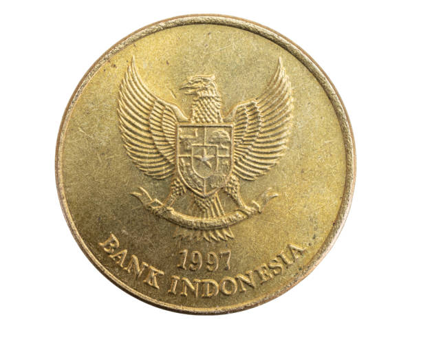 istock Malaysia five hundred rupiah coin on white isolated background 1303158012