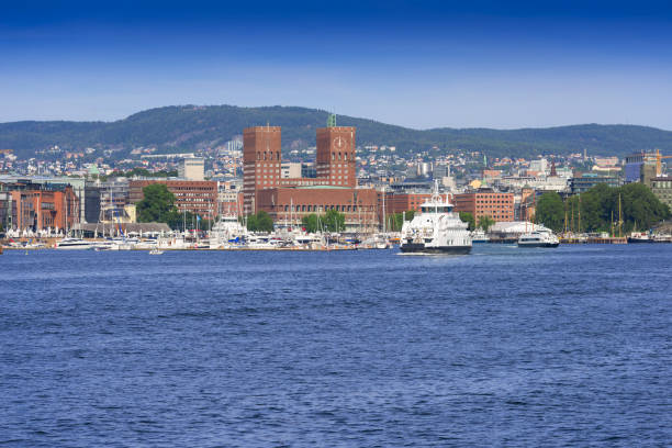 istock View of Oslo Radhuset Norway 1303165541