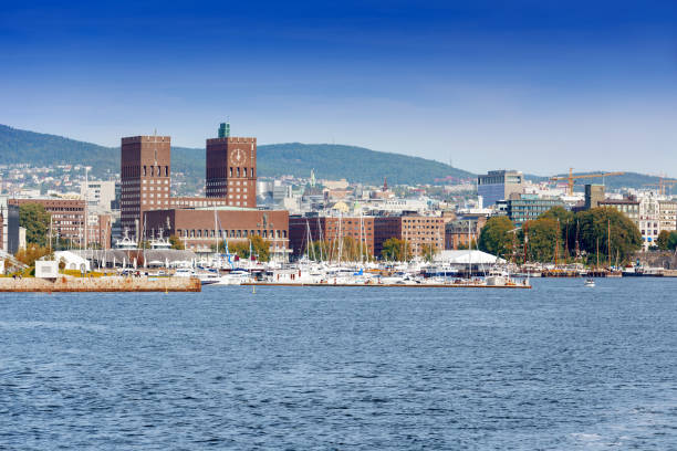 istock View of Oslo Radhuset Norway 1303165549