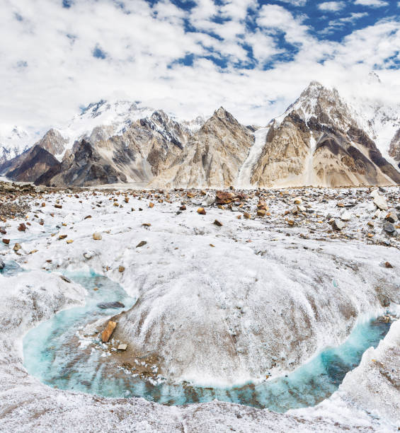 istock Glacier river on Vigne glacier, Karakoram 1303166603
