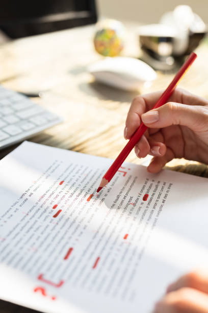 istock Person Marking Error With Red Marker 1303166934