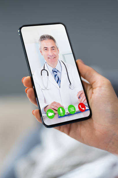 istock Person Videochatting With Doctor 1303166939