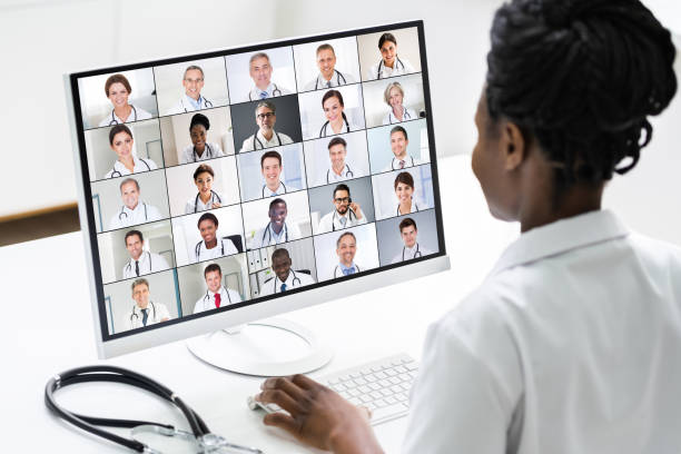 istock African Doctor In Video Conference Call Talking 1303166989