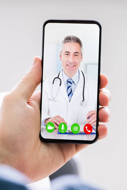 istock Person Videochatting With Doctor 1303167010