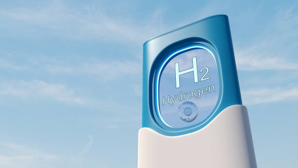 h2 hidrojen istasyonu - hidrojen stok fotoğraflar ve resimler