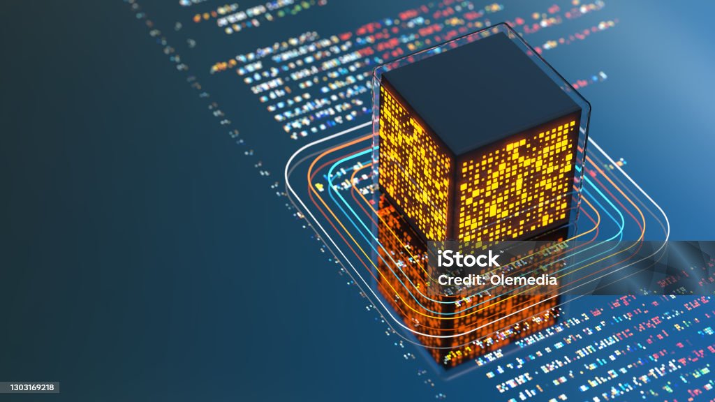 Abstract Program Code Digital Concept Stock Photo - Download Image Now ...