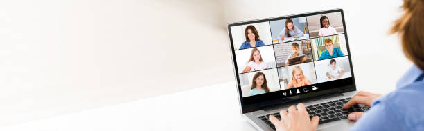 istock Woman Video Chatting On Laptop 1303170648