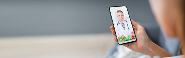 istock Person Videochatting With Doctor 1303171926