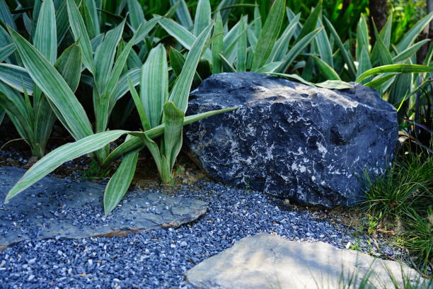 istock Large stones in garden 1303173088