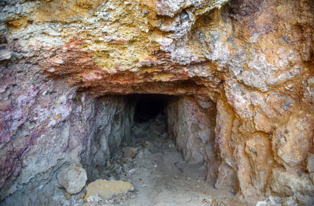 istock Entrance to the abandoned copper mine 1303175183
