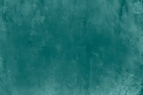 Teal coloed worn backdrop grunge background or texture
