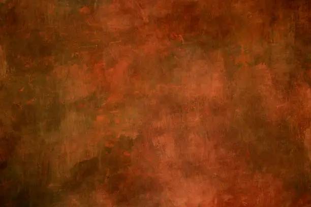 Red wall grunge background or texture