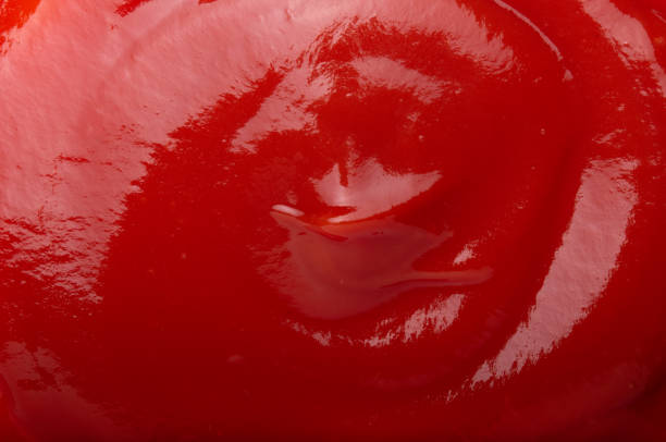 Red Organic Tomato Ketchup in a Bowl for Dipping