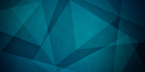 istock Abstract blue background with triangles and rectangle shapes layered in contemporary modern art design 1303190020
