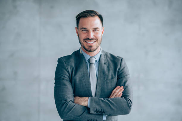 istock Portrait of successful businessman. 1303193198