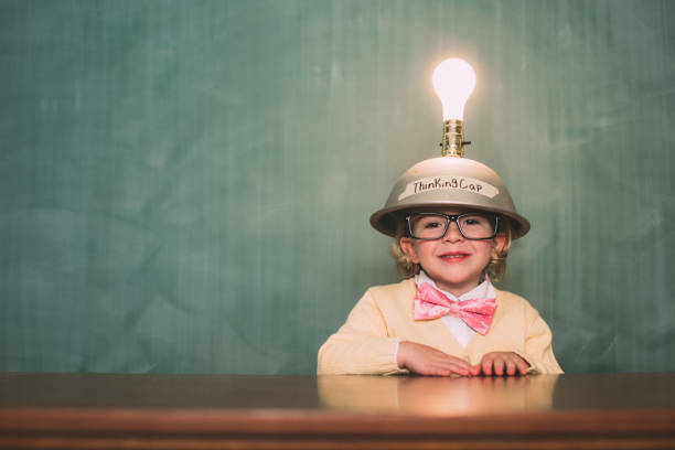 istock Young Retro Girl has an Idea 1303194191