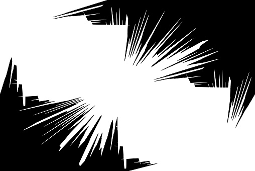 A spikey edgy white and black abstract background.