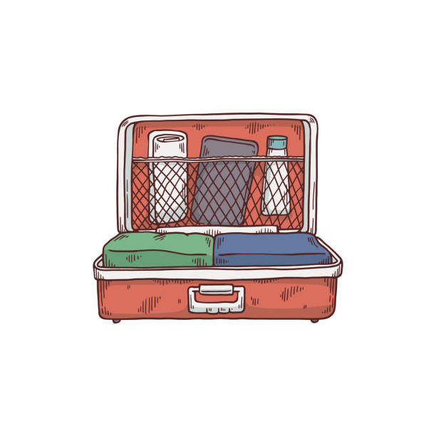 323 Open Suitcase Cartoon Illustrations & Clip Art - iStock
