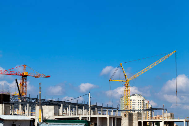 istock construction of a new multi-storey commercial building 1303213858
