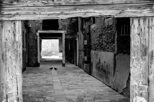 istock A narrow street, Venice, Italy 1303217819